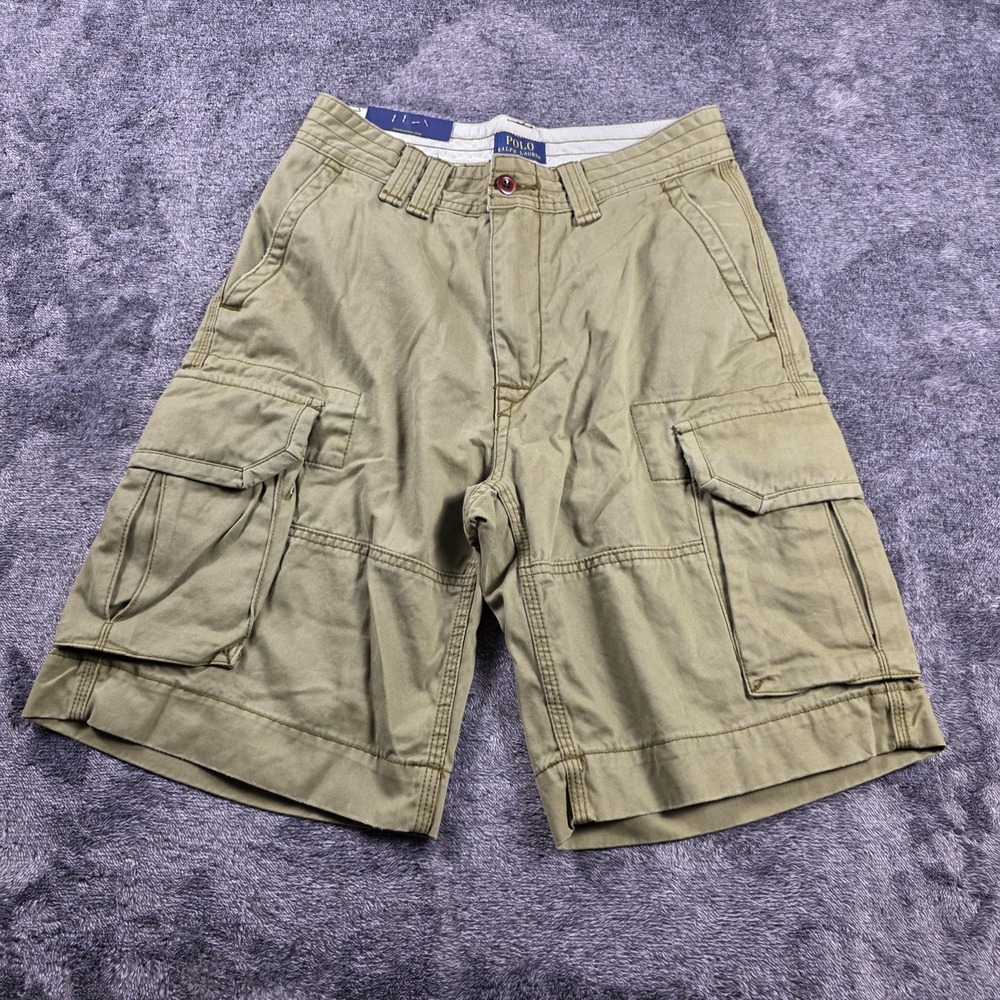 Polo Ralph Lauren Utility Cargo Shorts Mens 29 Army Green